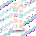 Beach Patchwork Bookmark