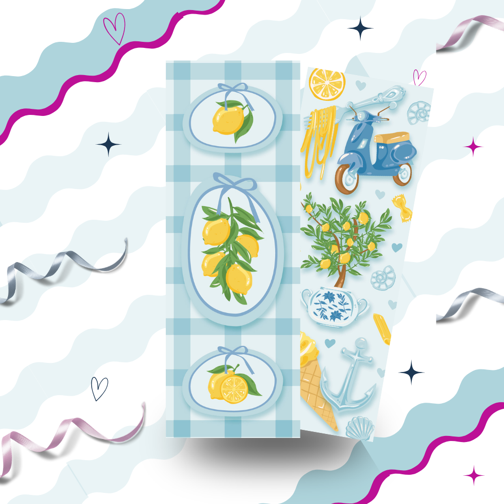 Amalfi Days Bookmark (Front & Back)