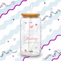 Romance, Ribbons and Strawberry Matcha Cup