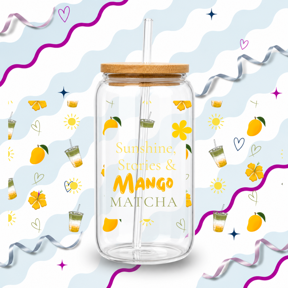 Sunshine, Stories and Mango Matcha Cup